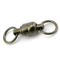 American Fishing Wire Swivels & Links AFW Solid Brass Ball Bearing Swivel With Double Welded Rings