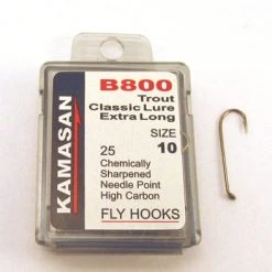 Kamasan B800 - Trout Classic Lure Extra Long Fly Hooks
