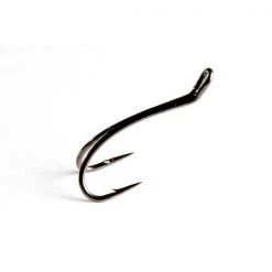 Fulling Mill 7500 Magni Salmon Double Black Fly Hooks Fulling Mill Hooks