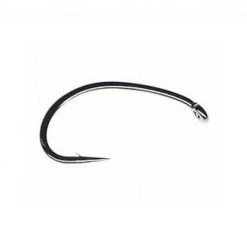Fulling Mill 1167 Super Heavyweight Grub Black Fly Hooks