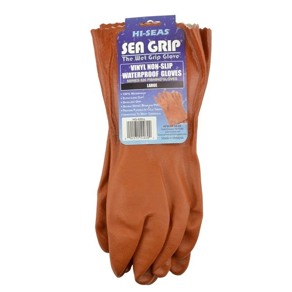Hi-Seas Sea Grip Vinyl Waterproof Gloves Gloves, Socks, Headwear And Sunglasses 3 Hi-Seas Sea Grip Vinyl Waterproof Gloves Gloves, Socks, Headwear And Sunglasses