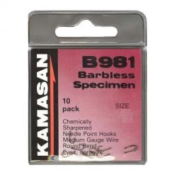 Kamasan B981 - Specimen Eyed Barbless Coarse/Carp