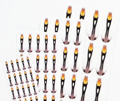 Veniard Synthetic Jungle Cock Subs Fly Tying 3 Veniard Synthetic Jungle Cock Subs Fly Tying