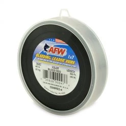 American Fishing Wire Shock Leader/Snoods/Trace Body/Wire AFW Bleeding Leader Wire