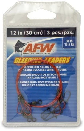 American Fishing Wire AFW Bleeding Leaders 3 American Fishing Wire AFW Bleeding Leaders