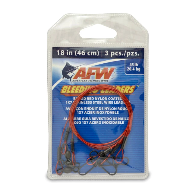 American Fishing Wire AFW Bleeding Leaders 4 American Fishing Wire AFW Bleeding Leaders