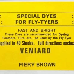 Veniard Special Dyes For Fly-Tyers Fly Tying