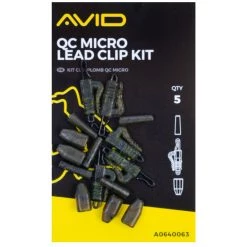 Avid Carp QC Micro Lead Clip Kit Coarse/Carp