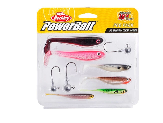 Predator Berkley PowerBait Pro Pack Jig Minnow Clear Water 3 Predator Berkley PowerBait Pro Pack Jig Minnow Clear Water