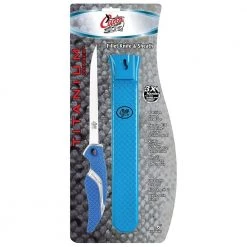 Cuda Titanium Bonded 6" Fillet Knife & Sheath