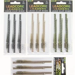 ESP Leadcore Leaders Lead Clip Rigs