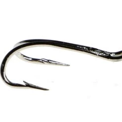 Game Fulling Mill 7505 Magni Salmon Double Silver Fly Hooks