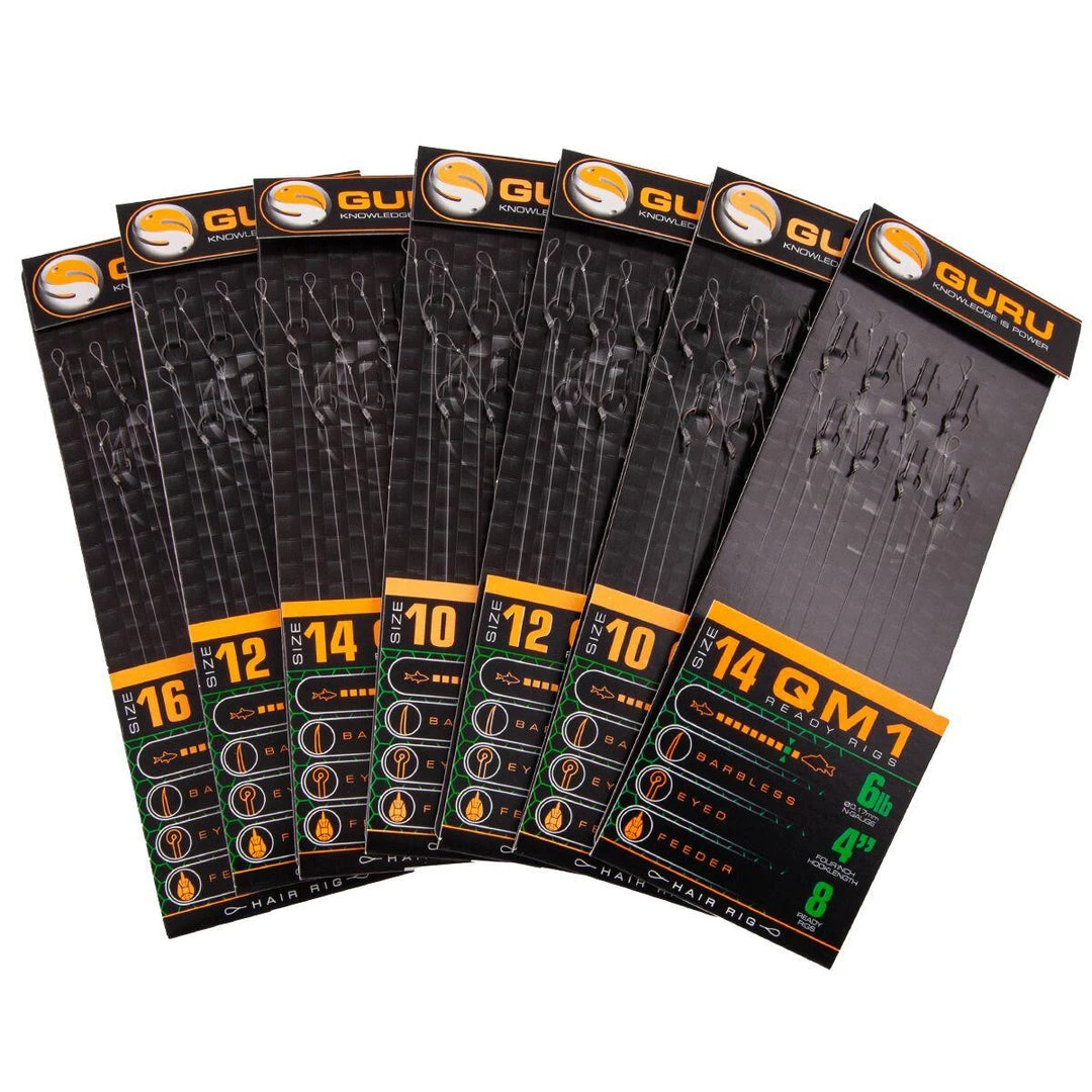 Coarse/Carp Guru 4" QM1 Standard Hair Rigs 3 Coarse/Carp Guru 4" QM1 Standard Hair Rigs