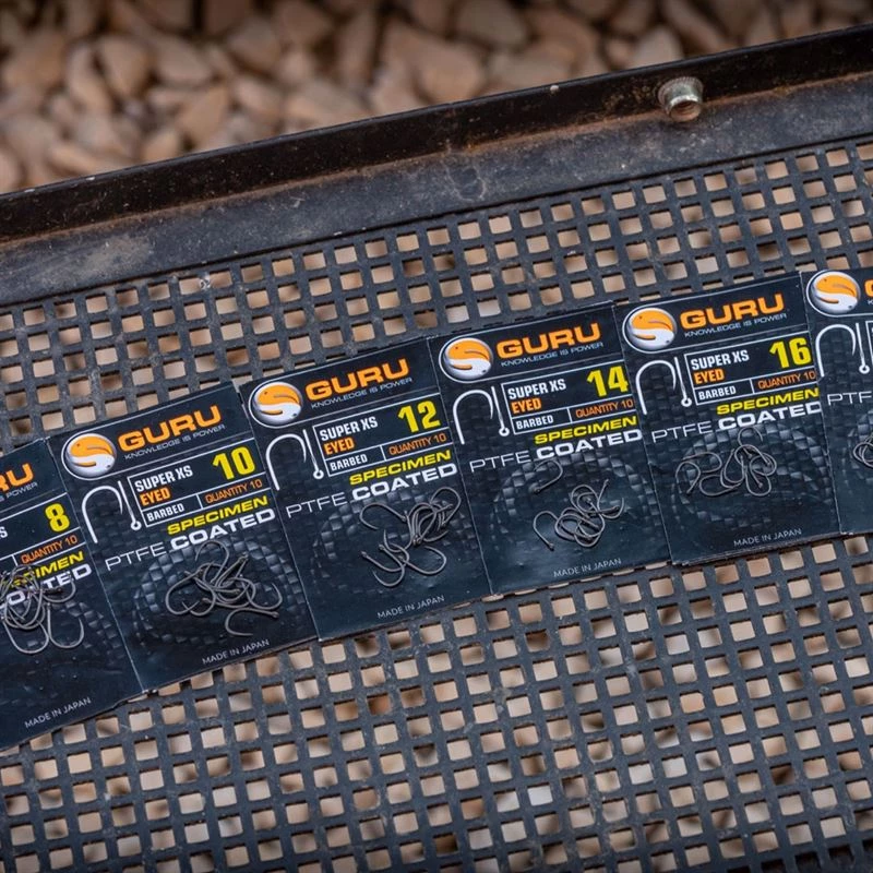 Guru Super XS Eyed Hooks Coarse/Carp 4 Guru Super XS Eyed Hooks Coarse/Carp