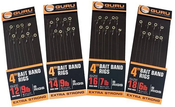 Guru 4" QM1 Bait Band Rigs 3 Guru 4" QM1 Bait Band Rigs