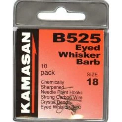 Hooks Kamasan B525 - Eyed Whisker Barb