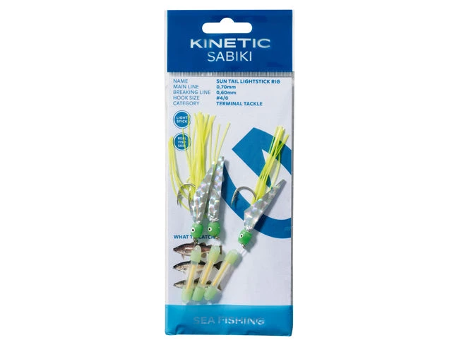 Kinetic Sabiki Sun Tail Lightstick Rig 4 Kinetic Sabiki Sun Tail Lightstick Rig