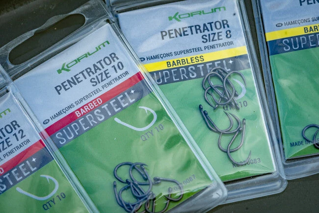 Coarse/Carp Korum Supersteel Penetrator Hooks 7 Coarse/Carp Korum Supersteel Penetrator Hooks