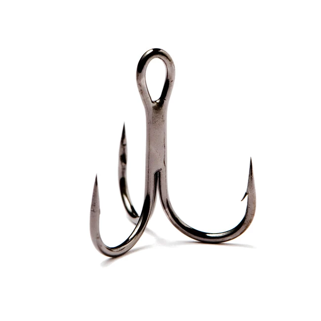 Partridge Black Nickel Round Treble Hooks 3 Partridge Black Nickel Round Treble Hooks