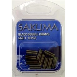 Sakuma Black Double Crimps Terminal Tackle