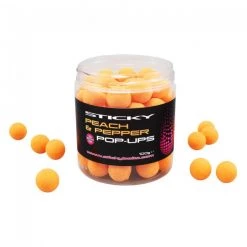 Sticky Baits Peach & Pepper Pop-Ups Coarse/Carp