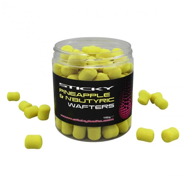 Coarse/Carp Sticky Baits Pineapple & N'Butyric Wafters 3 Coarse/Carp Sticky Baits Pineapple & N'Butyric Wafters