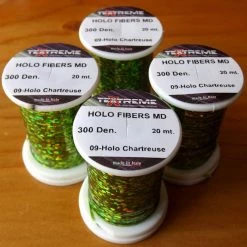 Fishing Tackle 2U Textreme Holographic Tinsel (Holo Fibers) Fly Tying