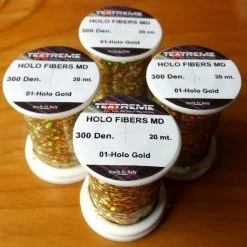 Fishing Tackle 2U Textreme Holographic Tinsel (Holo Fibers) Fly Tying