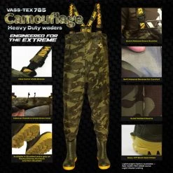 Vass-Tex 785E Camouflage Chest Waders