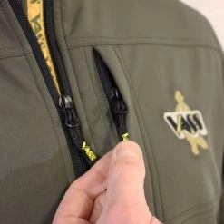 Vass Casualwear Softshell Jacket Khaki Green Jackets Vests Shirts & Wading Jackets