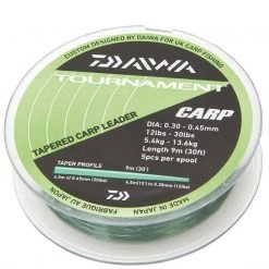 Coarse/Carp Daiwa Tapered Carp Leader 12-30lb
