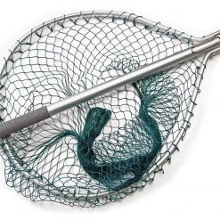 Salmon & Sea Trout Landing Nets McLean #500 Bronze Hinged Handle Wading Net