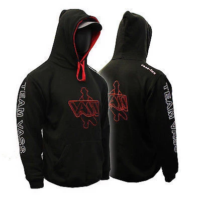 Vass Team Hoody Fleece Black/Red 3 Vass Team Hoody Fleece Black/Red